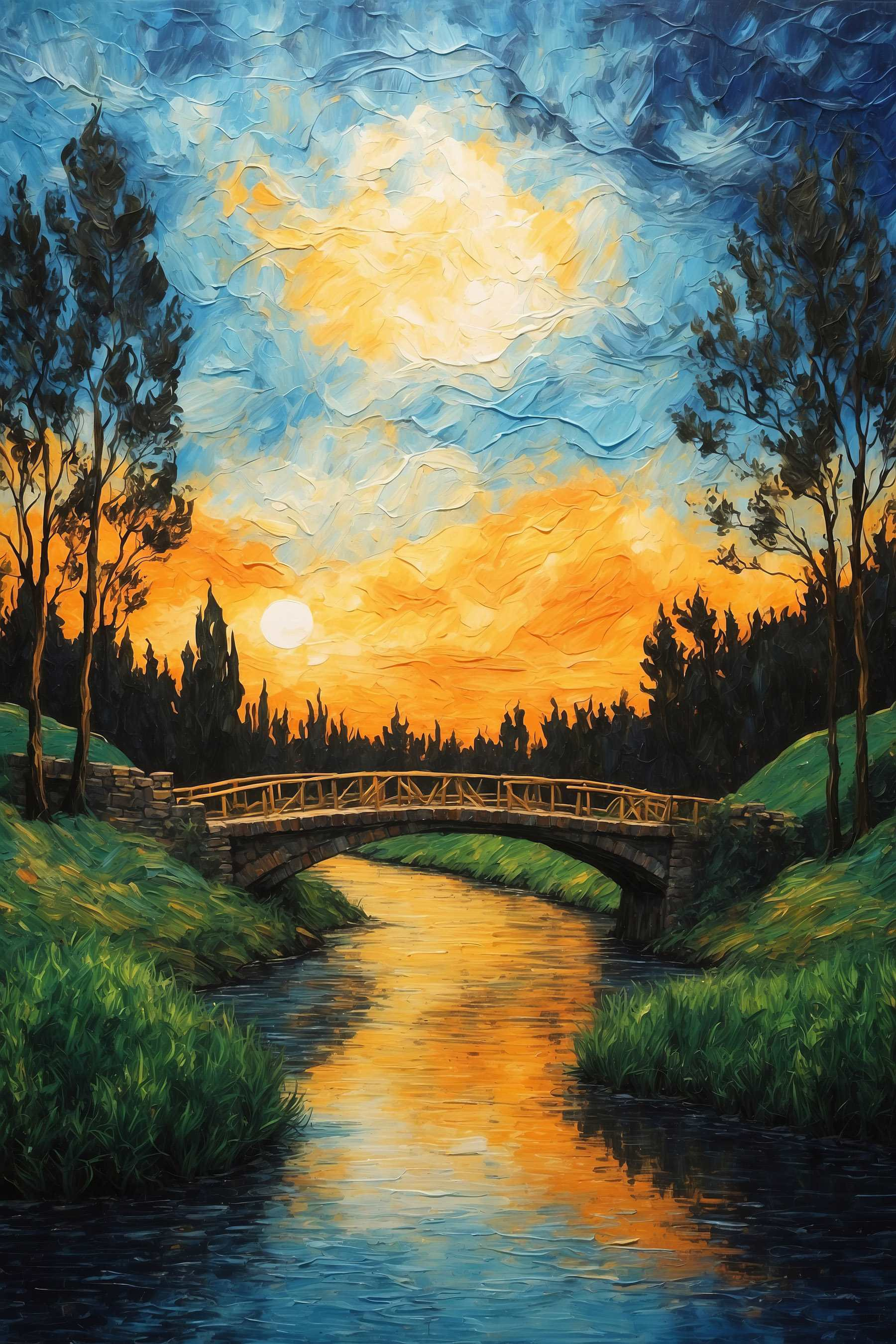 Bridge over a river