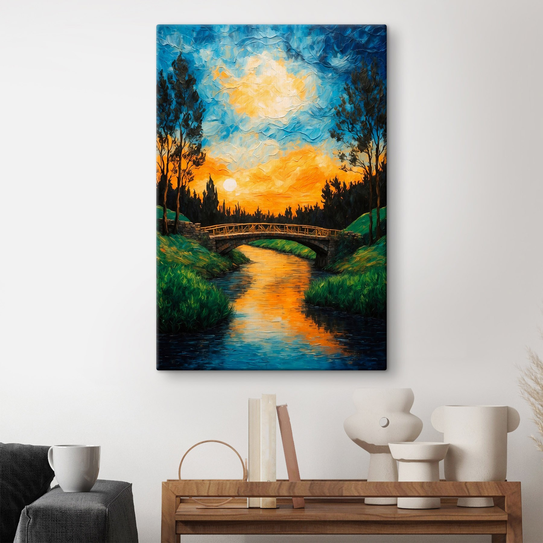 Bridge over a river