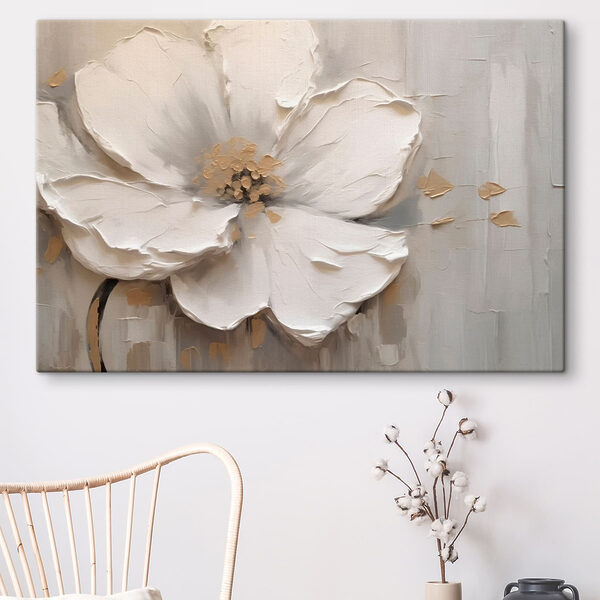Delicate white floral elegance displayed Delicate white floral elegance displayed
