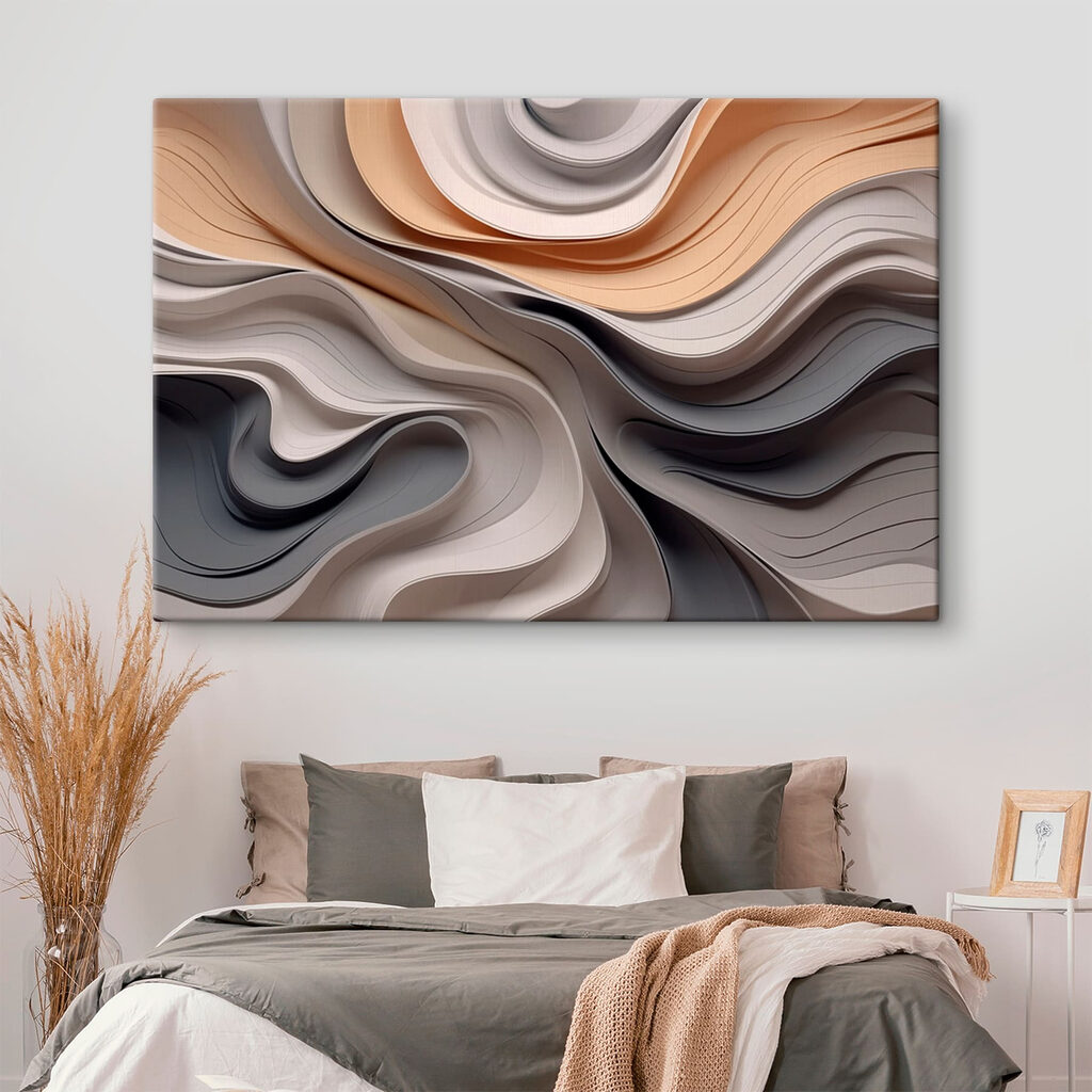 Soft curves in muted tones Soft curves in muted tones