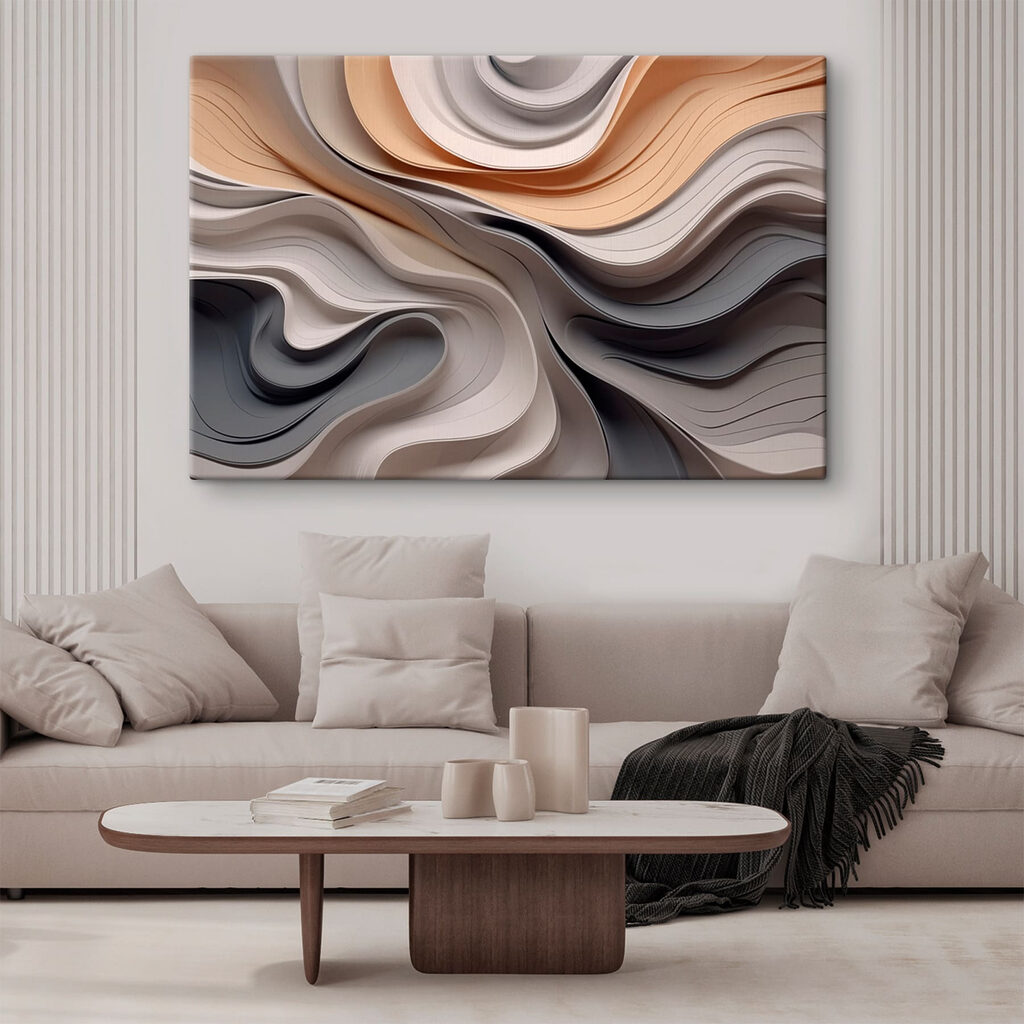 Soft curves in muted tones Soft curves in muted tones