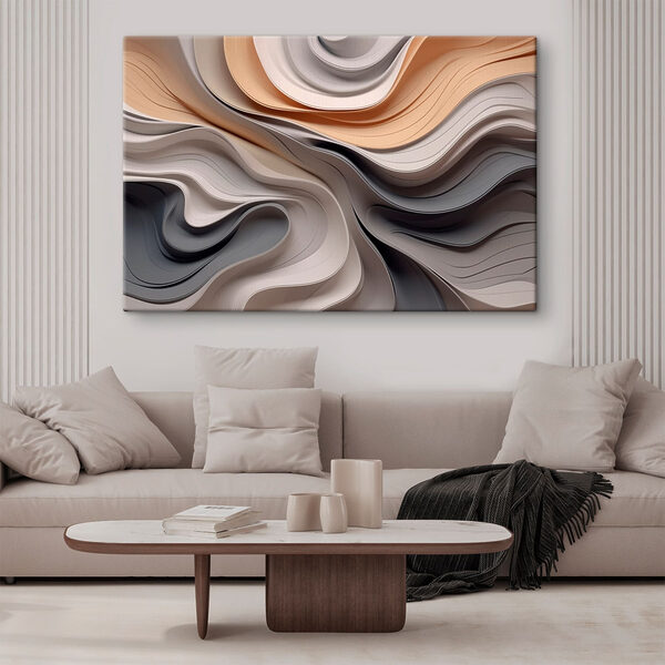 Soft curves in muted tones Soft curves in muted tones