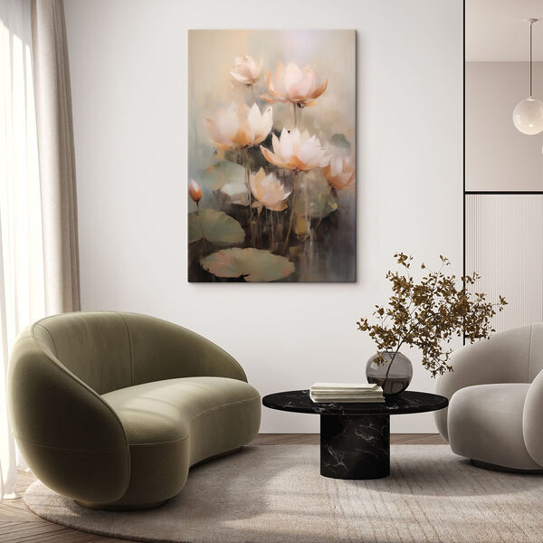 Quadri Dipinto di fiori su una parete (COD: s43482) Quadri Quadri Dipinto di fiori su una parete (COD: s43482)