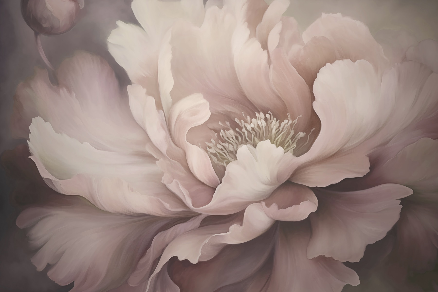 Delicate petals in soft hues