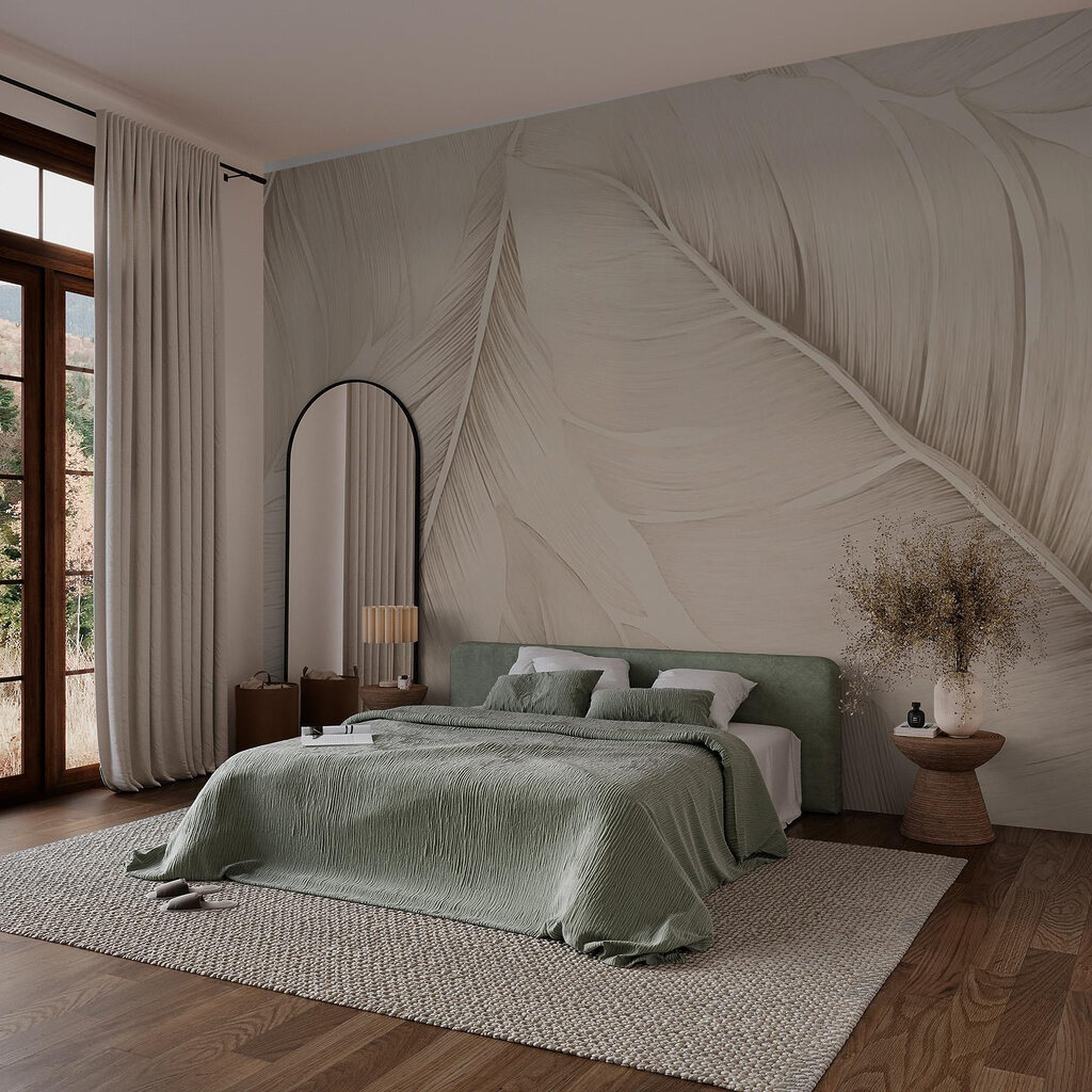 Elegant patterns of soft leaves