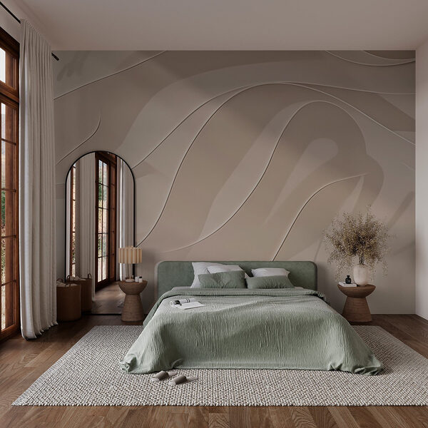 Linee ondulate bianche e nere Linee ondulate bianche e nere