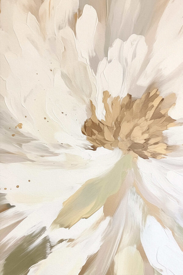 Delicate hues of soft white petals Delicate hues of soft white petals