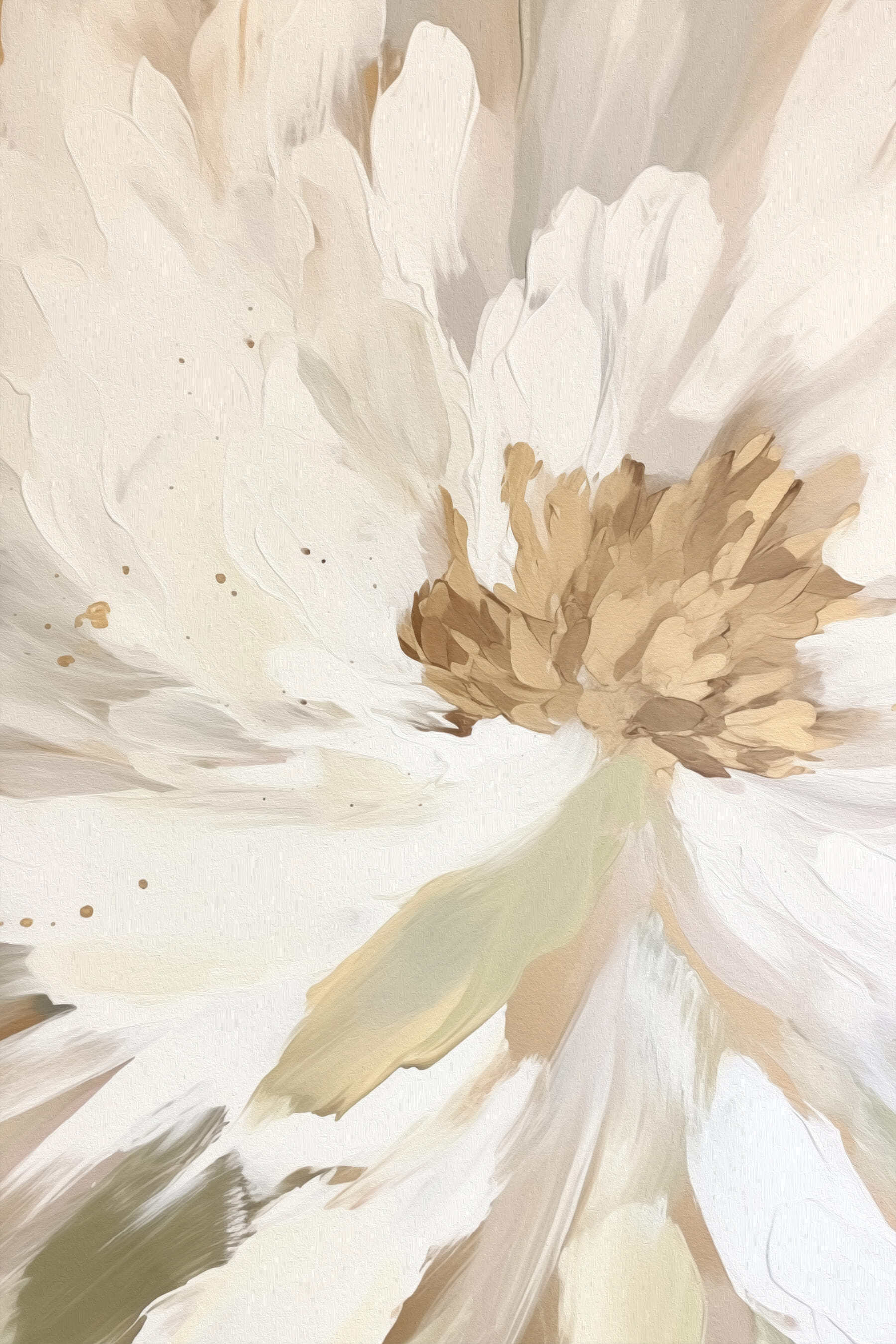 Delicate hues of soft white petals Delicate hues of soft white petals