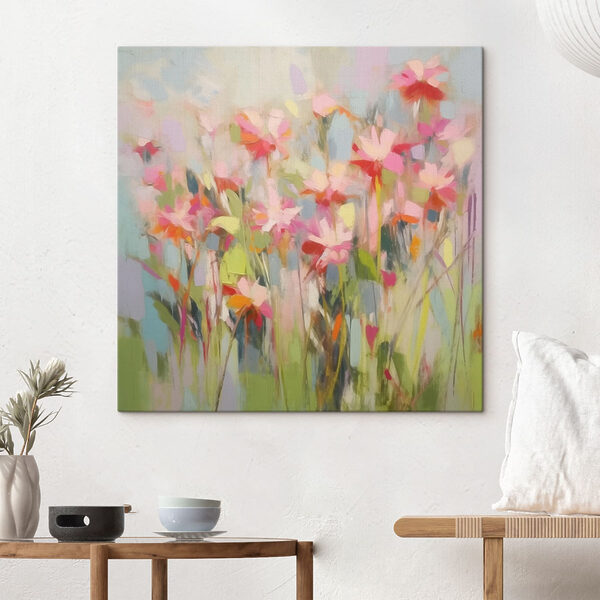 Quadri Dipinto di fiori su una parete (COD: s43243) Quadri Quadri Dipinto di fiori su una parete (COD: s43243)
