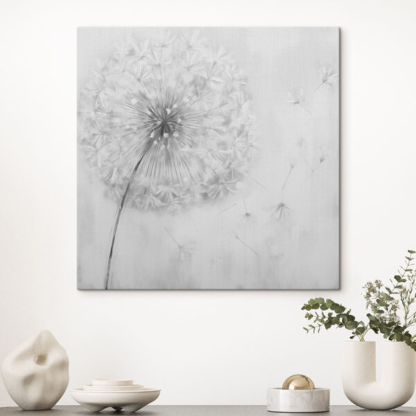 Quadri Fiore di tarassaco con i semi che volano nell'aria (COD: s43249) Quadri Quadri Fiore di tarassaco con i semi che volano nell'aria (COD: s43249)