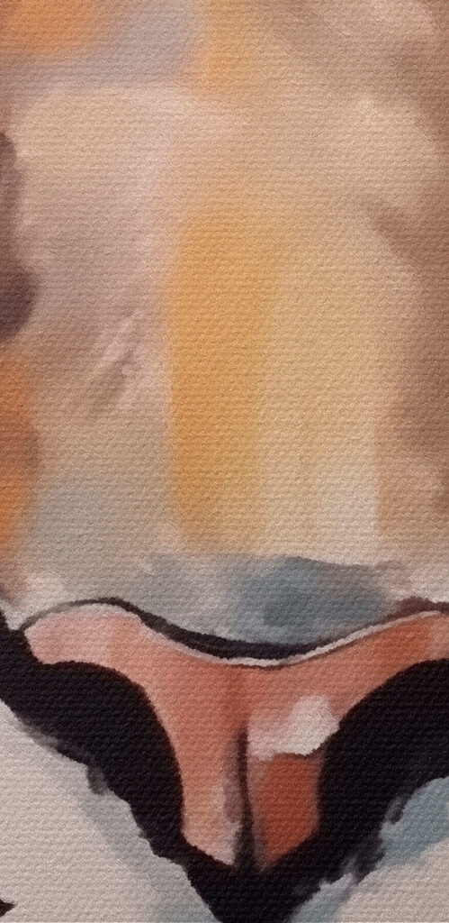 Painting of a tiger