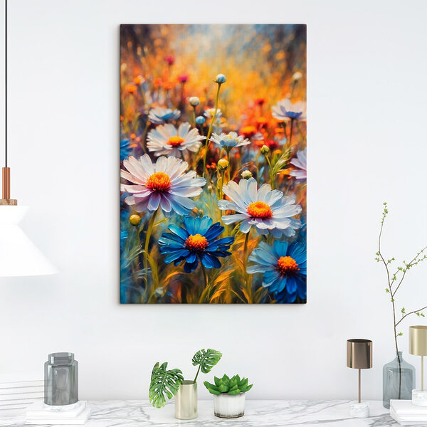 Vibrant blooms in a colorful field Vibrant blooms in a colorful field