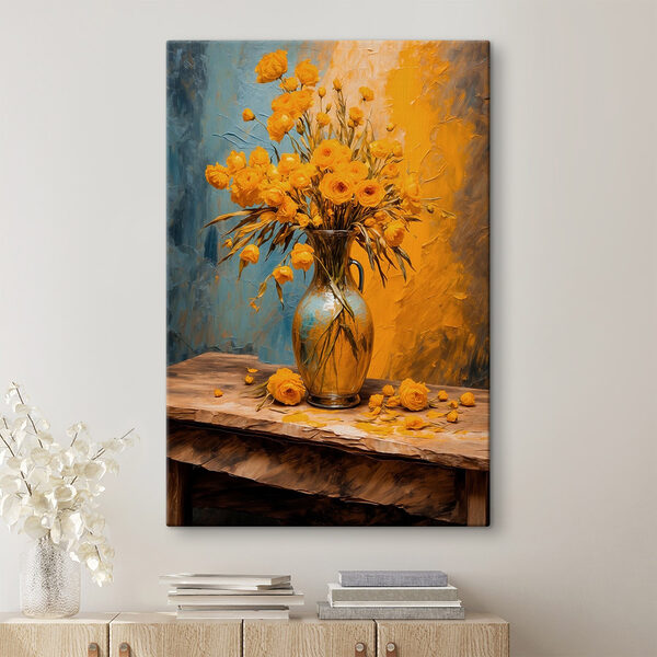 Quadri Quadri Vaso di fiori gialli (COD: s43462)