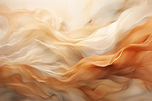 Gentle waves of flowing fabric Gentle waves of flowing fabric