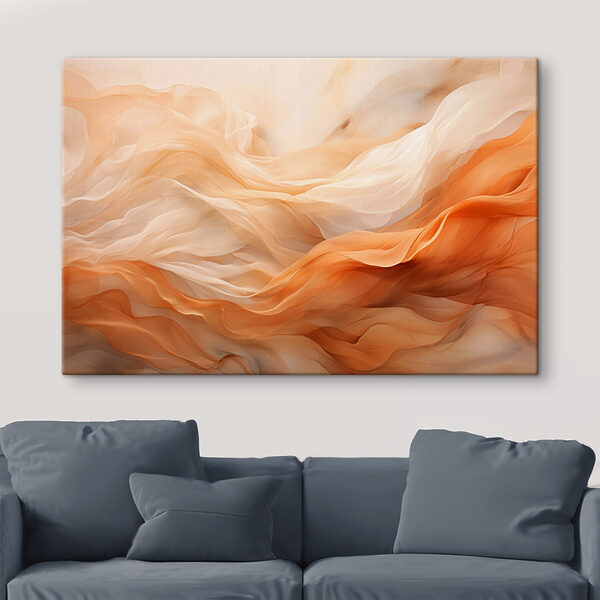 Gentle waves of flowing fabric Gentle waves of flowing fabric