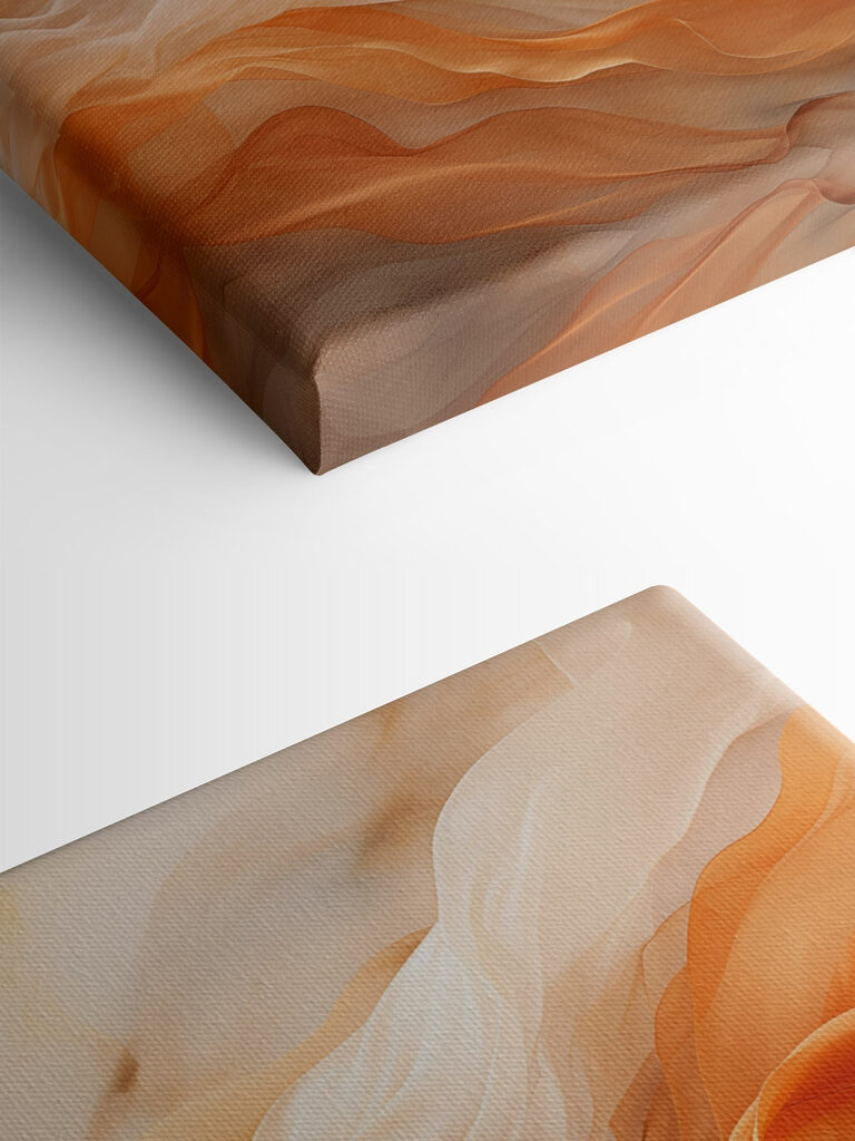 Gentle waves of flowing fabric Gentle waves of flowing fabric