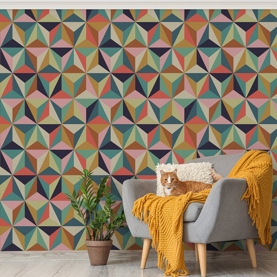 Schema di triangoli colorati