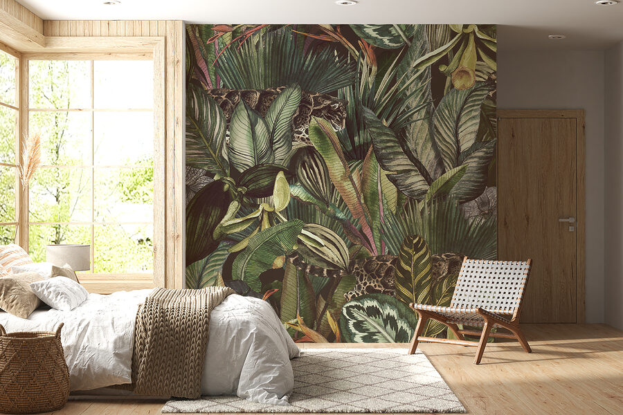 Pattern of tropical plants Pattern of tropical plants