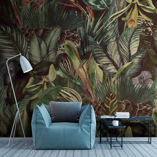 Pattern of tropical plants Pattern of tropical plants