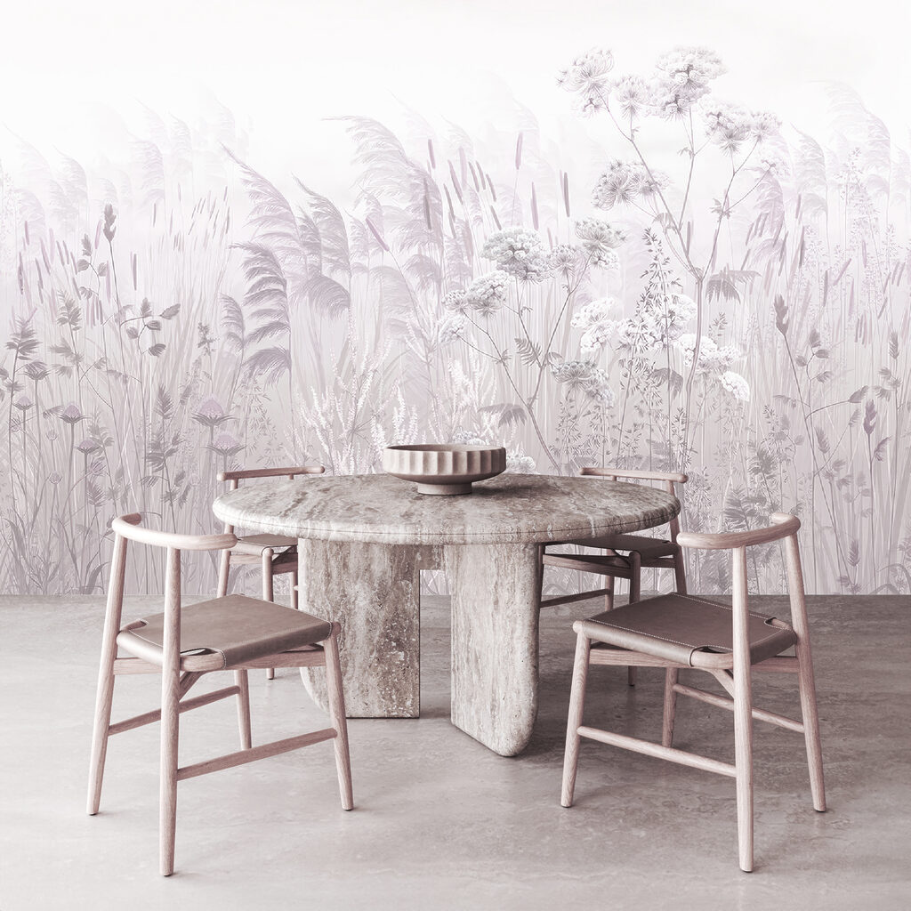 Field of flowers and plants Field of flowers and plants