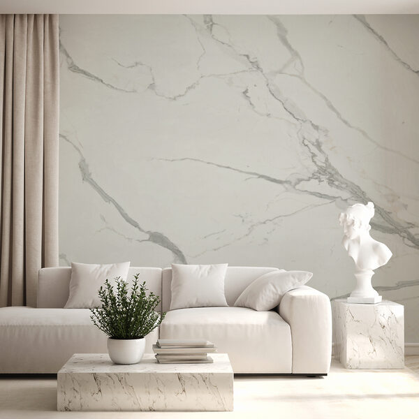 Marmo bianco con venature grigie Marmo bianco con venature grigie