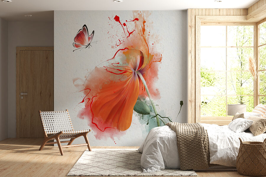 Farfalla su un fiore