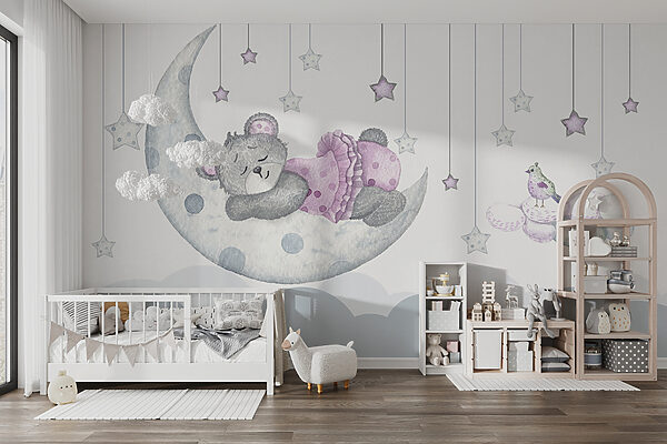 Orsetto che dorme sulla luna Orsetto che dorme sulla luna