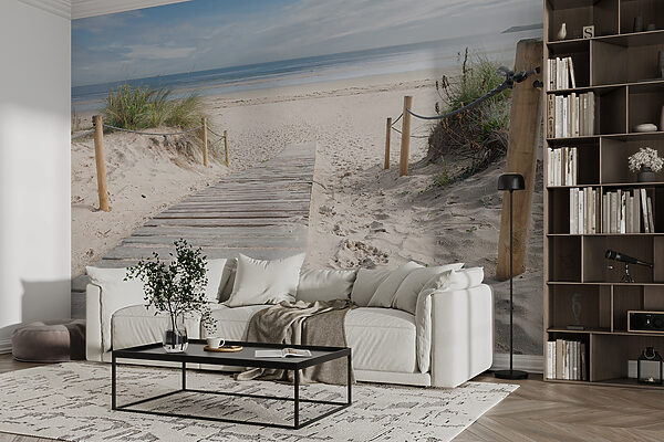 Passerella di legno che conduce alla spiaggia u54357pig18mr 600x400 - Passerella di legno che conduce alla spiaggia