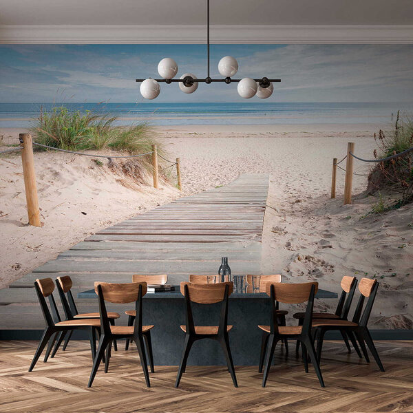 Passerella di legno che conduce alla spiaggia u54357pik1ms 600x600 - Passerella di legno che conduce alla spiaggia