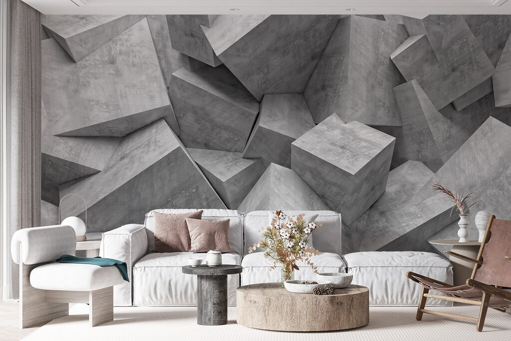 Group of cubes stacked together