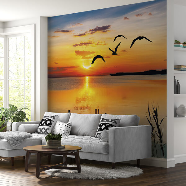 Darsena con uccelli che volano sull'acqua u57673pig21mr 600x600 - Darsena con uccelli che volano sull'acqua