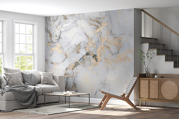 Elegante marmo con venature metalliche Elegante marmo con venature metalliche