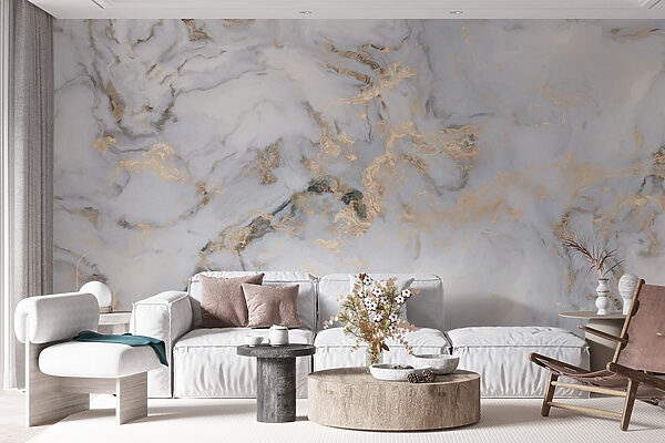 Elegante marmo con venature metalliche Elegante marmo con venature metalliche