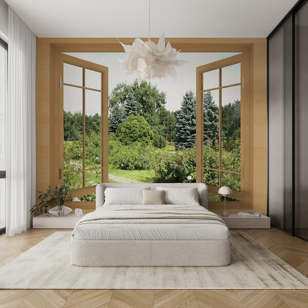 Finestra con alberi e sentiero u60673pib7ms 600x600 - Finestra con alberi e sentiero