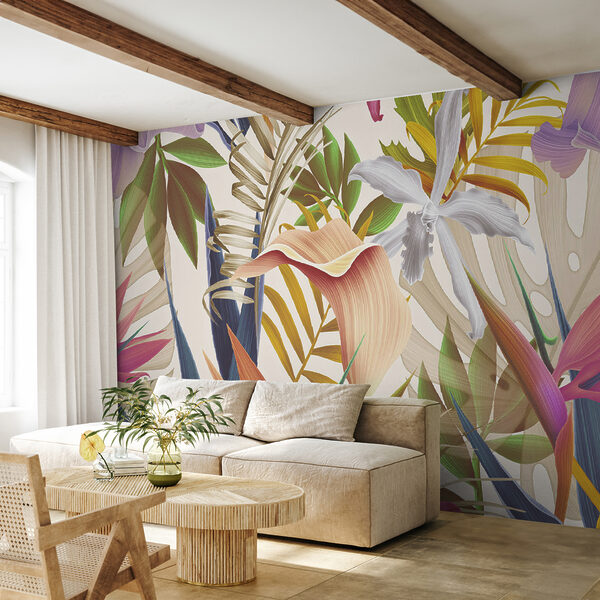 Vibrante fogliame tropicale in armonia. Vibrante fogliame tropicale in armonia.