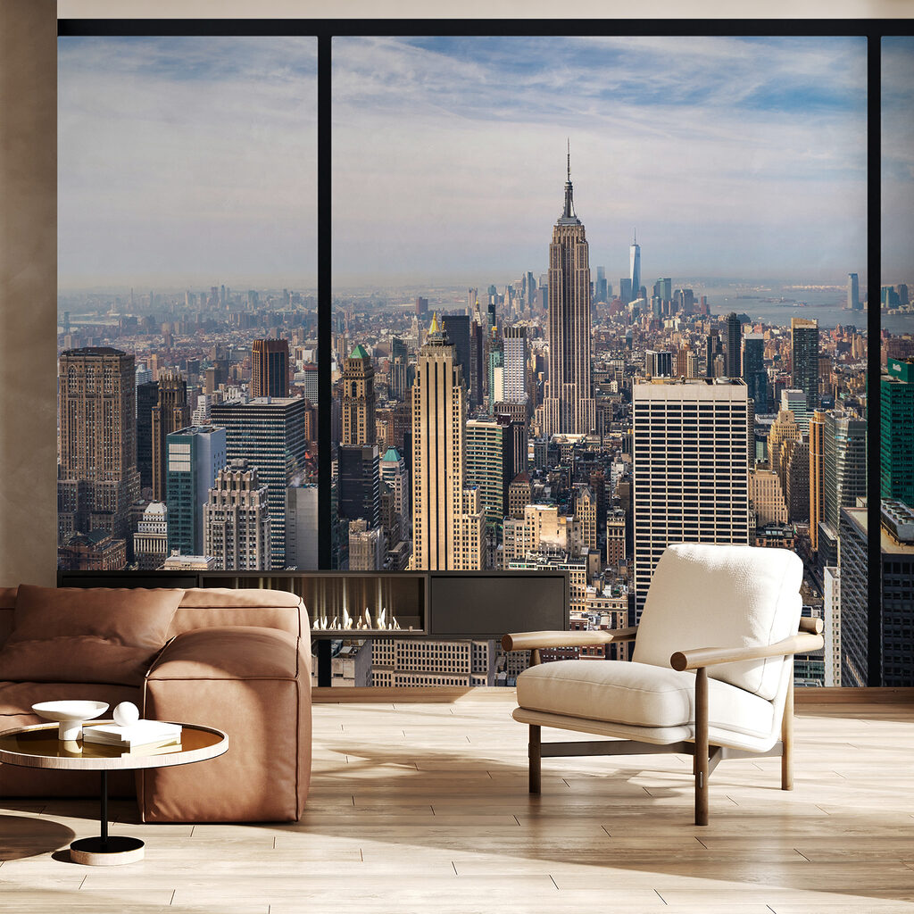 City with tall buildings City with tall buildings