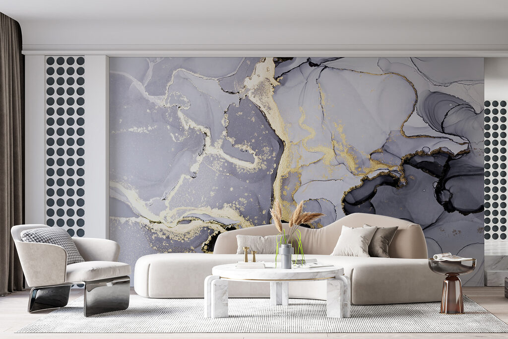 Abstract flowing patterns in muted hues Abstract flowing patterns in muted hues