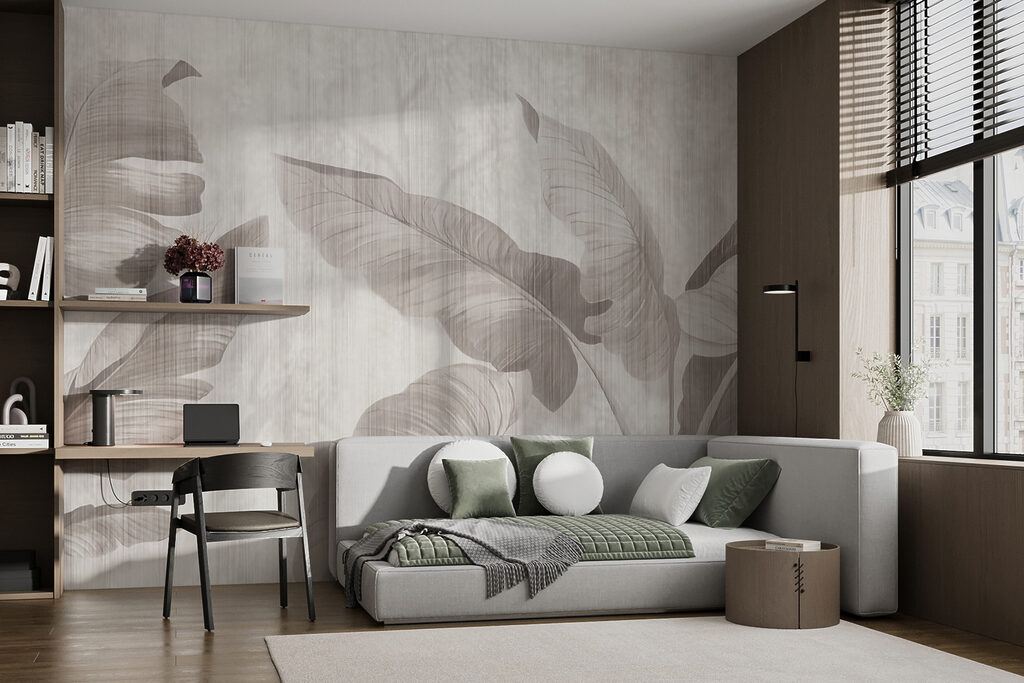 Elegante disegno di foglie botaniche in tonalità neutre u00299pib3r 1024x683 - Elegante disegno di foglie botaniche in tonalità neutre