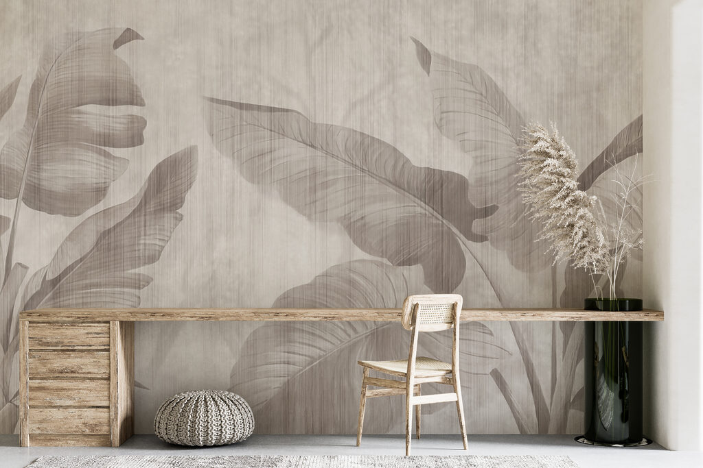 Elegante disegno di foglie botaniche in tonalità neutre u00299piw4r 1024x683 - Elegante disegno di foglie botaniche in tonalità neutre