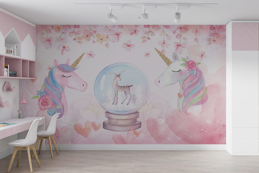 Unicorni e una palla di neve