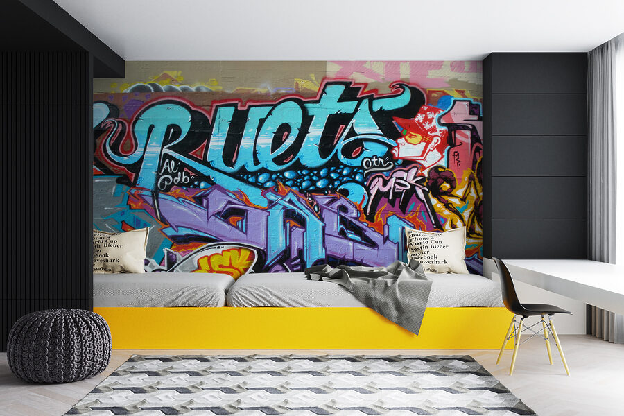 Carta da parati Muro con graffiti - immagine 2