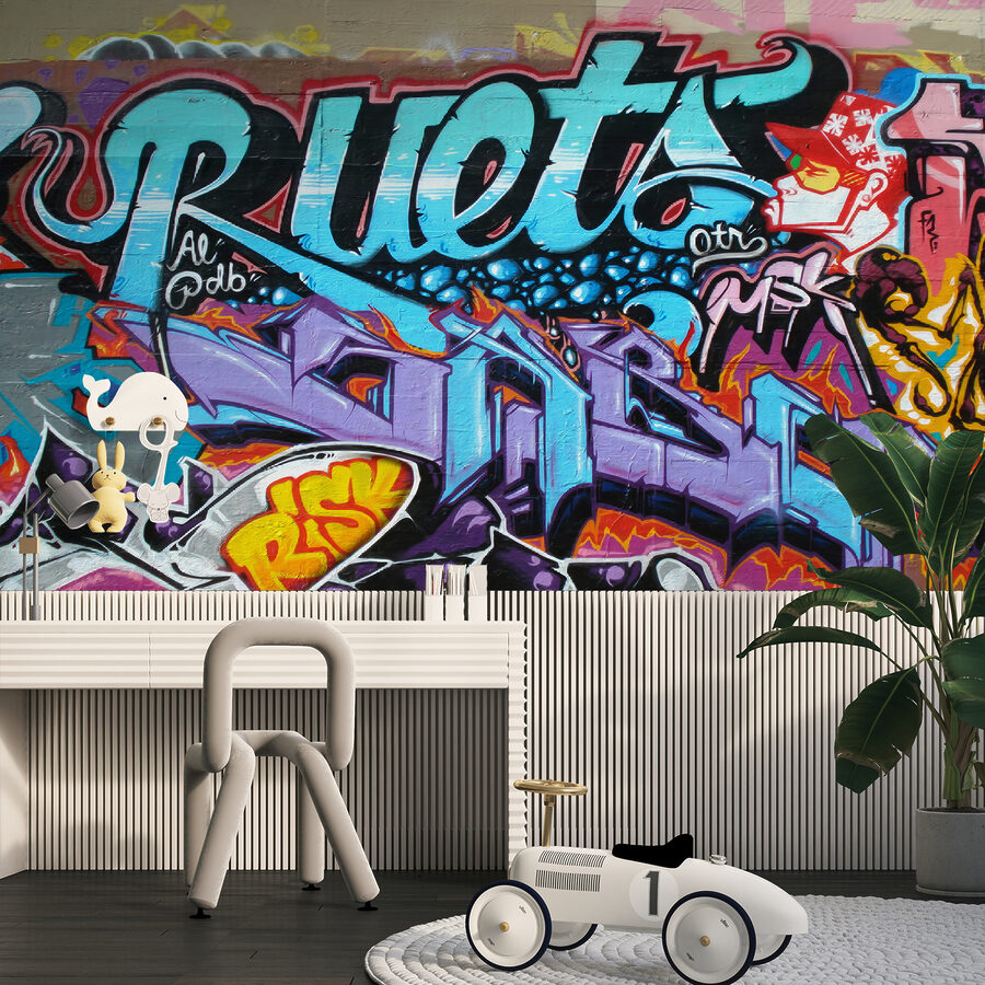 Carta da parati Muro con graffiti - immagine 3