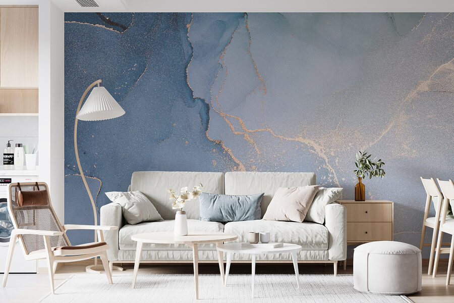 Arte azzurra con accenti ambrati. Arte azzurra con accenti ambrati.