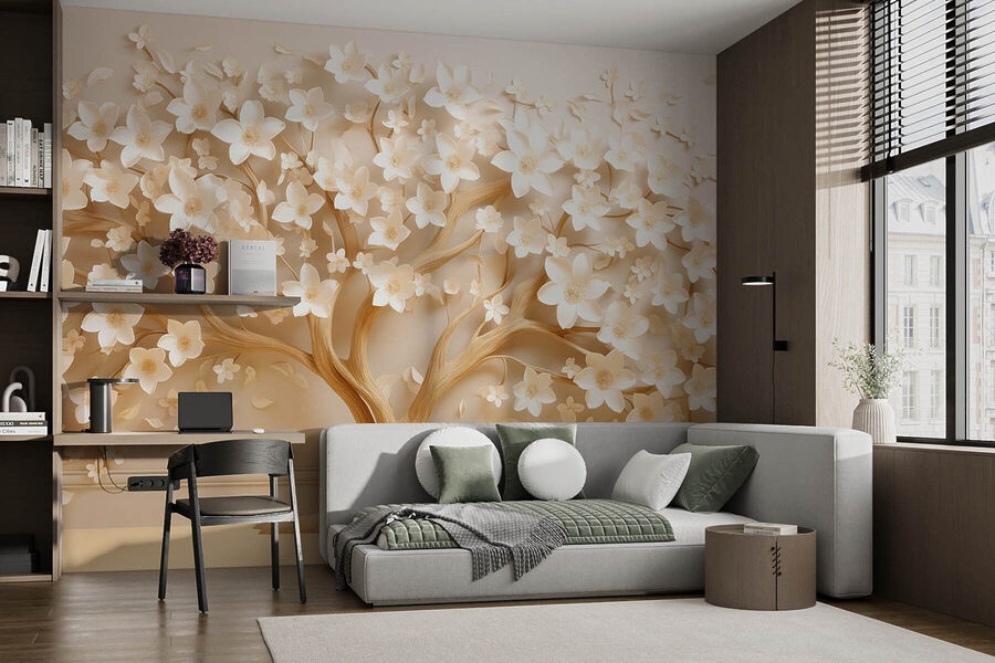 Albero con fiori