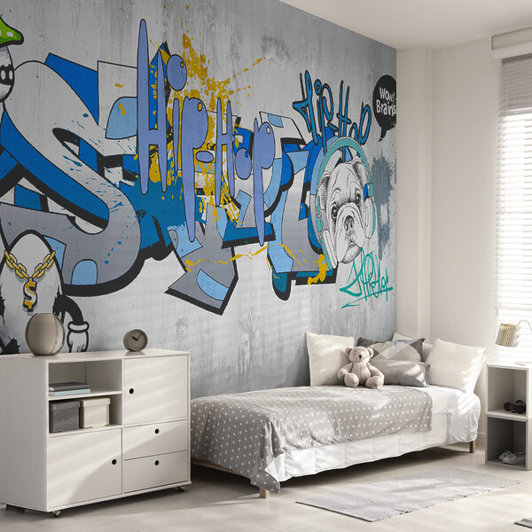 Graffiti su un muro Graffiti su un muro