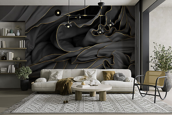 Tessuto strutturato con curve eleganti. Tessuto strutturato con curve eleganti.