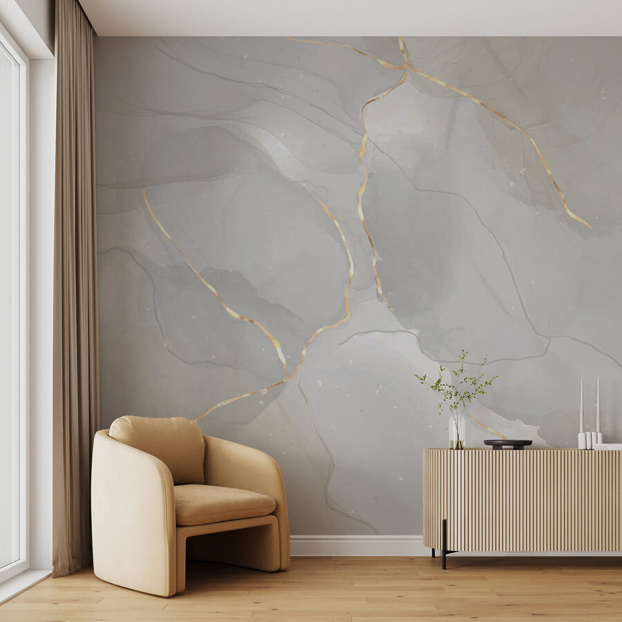 Elegante marmo con accenti ambrati.