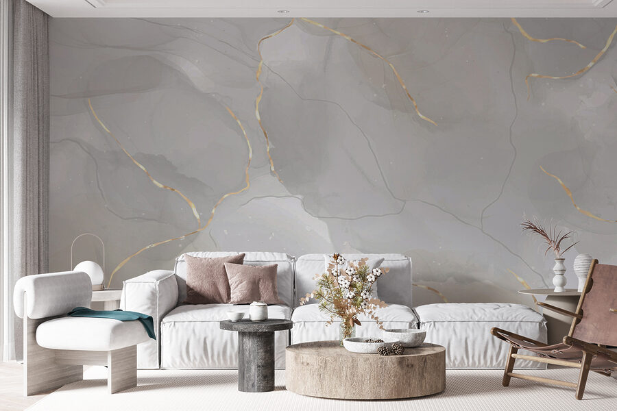 Elegante marmo con accenti ambrati.