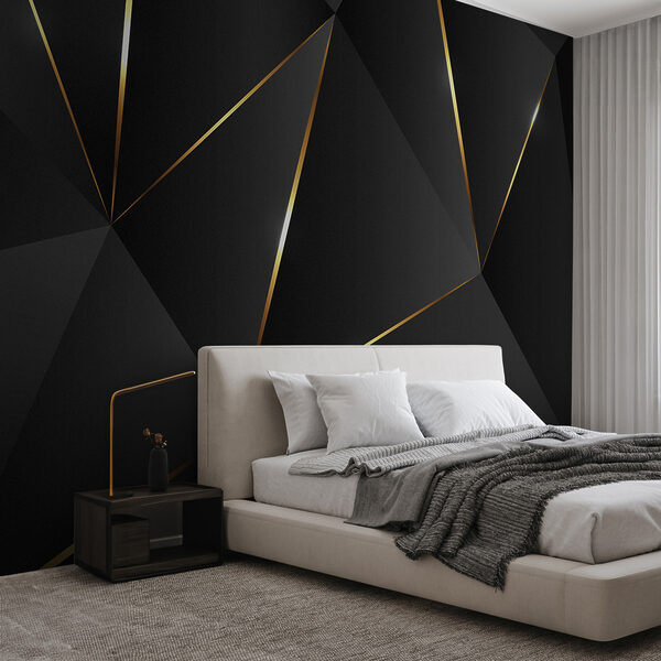Forme astratte con linee scintillanti Forme astratte con linee scintillanti