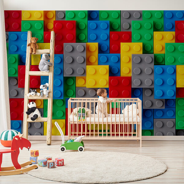 Group of colorful building blocks